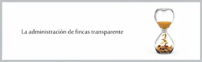 Administración de fincas transparente